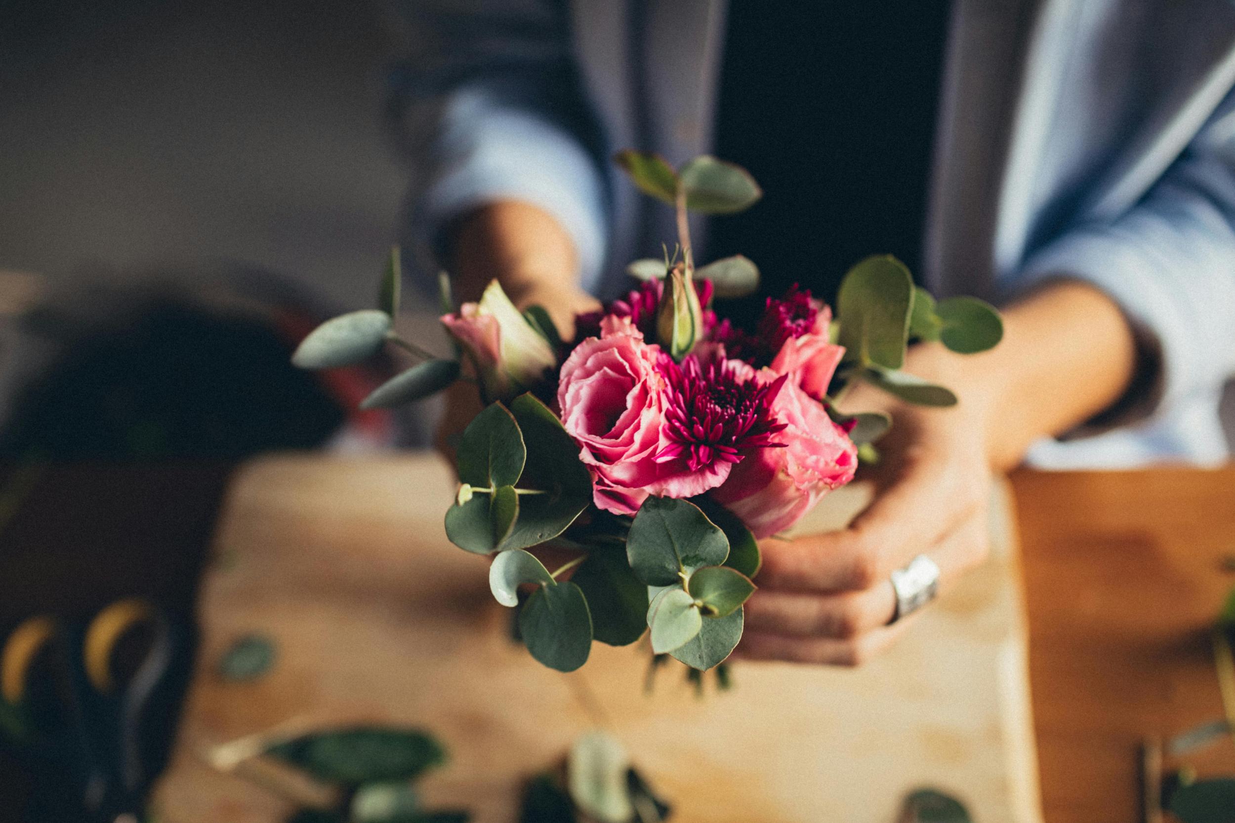 Creación ramo personalizado para San Valentín